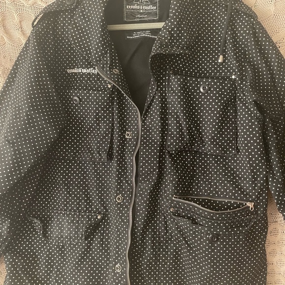 Crooks and castles illuminate collection polka dot military jacket - Picture 3 of 9